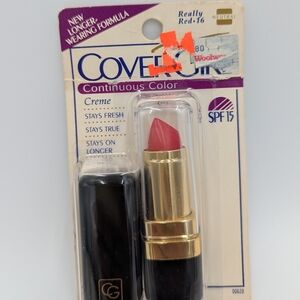 COVERGIRL Continuous Color Really Red-16 Creme Lipstick SPF 15 New Discontinued
